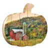 "Southbound" By Artisan Lori Deiter Printed on Wooden Pumpkin Wall Art