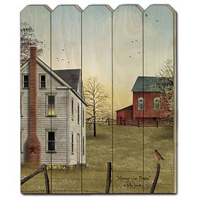 "Morning Has Broken" by Billy Jacobs; Printed Wall Art on a Wood Picket Fence