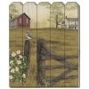 "Mornings Glory" by Billy Jacobs; Printed Wall Art on a Wood Picket Fence