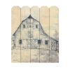 "Rustic Beauty" By Artisan Debi Coules; Printed on Wooden Picket Fence Wall Art