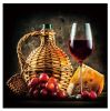 Oppidan Home&quot;Wine and Cheese Pairing&quot; Acrylic Wall Art (40&quot;H x 40&quot;W)