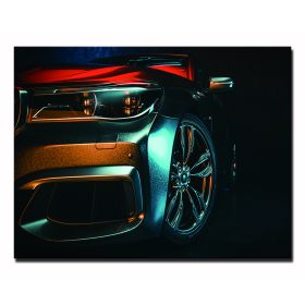 Oppidan Home &quot;Midnight Sedan&quot; Acrylic Wall Art (32&quot;H x 48&quot;W)