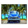 Oppidan Home &quot;Classic Car at the Beach&quot; Acrylic Wall Art (32&quot;H x 48&quot;W)