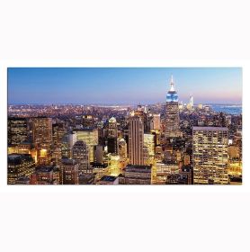 Oppidan Home &quot;Manhattan Skyline&quot; Acrylic Wall Art (32&quot;H x 48&quot;W)