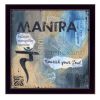 "Yoga Series - Mantra" By Debbie DeWitt; Printed Wall Art; Ready To Hang Framed Poster; Black Frame