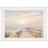 "Ponce Inlet Jetty Sunrise" by Georgia Janisse; Ready to Hang Framed Print; White Frame