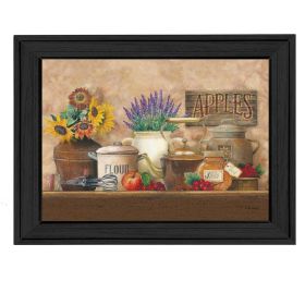 "Antique Kitchen" By Ed Wargo; Printed Wall Art; Ready To Hang Framed Poster; Black Frame