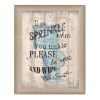 "If You Sprinkle" By Debbie DeWitt; Printed Wall Art; Ready To Hang Framed Poster; Beige Frame