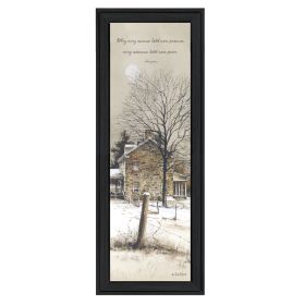 "Promise And Peace" By John Rossini; Printed Wall Art; Ready To Hang Framed Poster; Black Frame