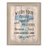 "Wash your Hands" By Debbie DeWitt; Printed Wall Art; Ready To Hang Framed Poster; Beige Frame