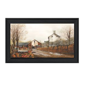 "Autumn's Bounty" By John Rossini; Printed Wall Art; Ready To Hang Framed Poster; Black Frame