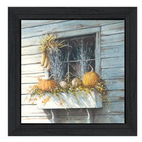 "Window Dressing" By John Rossini; Printed Wall Art; Ready To Hang Framed Poster; Black Frame