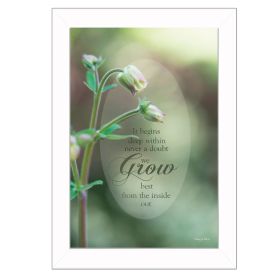 "Growth" By Robin-Lee Vieira; Printed Wall Art; Ready To Hang Framed Poster; White Frame