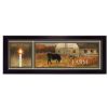 "God Bless Our Farm" By Robin-Lee Vieira; Printed Wall Art; Ready To Hang Framed Poster; Black Frame