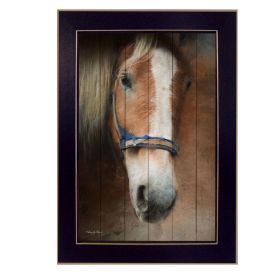 "Blaze" By Robin-Lee Vieira; Printed Wall Art; Ready To Hang Framed Poster; Black Frame