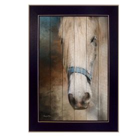 "Old Gray Mare" By Robin-Lee Vieira; Printed Wall Art; Ready To Hang Framed Poster; Black Frame