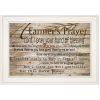 "A Farmer's Prayer" by Cindy Jacobs; Ready to Hang Framed Print; White Frame