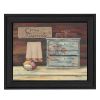 "Clean Towels" By Pam Britton; Printed Wall Art; Ready To Hang Framed Poster; Black Frame