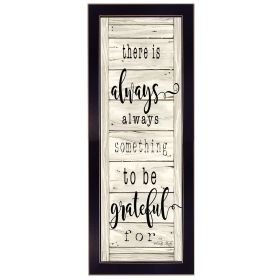 "Be Grateful" By Cindy Jacobs; Printed Wall Art; Ready To Hang Framed Poster; Black Frame