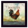 "Raleigh the Rooster" by Bonnie Mohr; Ready to Hang Framed Print; Black Frame