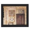 "Antique Game Boards" By Pam Britton; Printed Wall Art; Ready To Hang Framed Poster; Black Frame