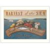 "Sea Harvest" By Pam Britton; Printed Wall Art; Ready To Hang Framed Poster; White Frame