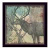 "Deer" By Barb Tourtillotte; Printed Wall Art; Ready To Hang Framed Poster; Black Frame