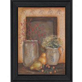 "Country Collection" By Pam Britton; Printed Wall Art; Ready To Hang Framed Poster; Black Frame