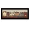 "Main Street" By Pam Britton; Printed Wall Art; Ready To Hang Framed Poster; Black Frame