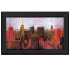 "NYC Skyline" by Cloverfield & Co; Ready to Hang Framed Print; Black Frame