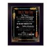 "This is Your Time" By Marla Rae; Printed Wall Art; Ready To Hang Framed Poster; Black Frame