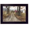 "The Road Home" By Billy Jacobs; Printed Wall Art; Ready To Hang Framed Poster; Black Frame