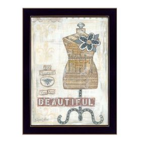 "Beautiful" By Annie LaPoint; Printed Wall Art; Ready To Hang Framed Poster; Black Frame