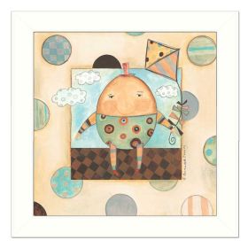 "Humpty Dumpty" By Bernadette Deming; Printed Wall Art; Ready To Hang Framed Poster; White Frame