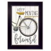 "Moving Forward" By Marla Rae; Printed Wall Art; Ready To Hang Framed Poster; Black Frame