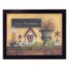 "Bless This Home" By Mary June; Printed Wall Art; Ready To Hang Framed Poster; Black Frame