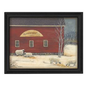 "Hartwick Wool Co" By Pam Britton; Printed Wall Art; Ready To Hang Framed Poster; Black Frame