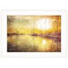 "Yellow Sunset" by Bluebird Barn; Ready to Hang Framed Print; White Frame