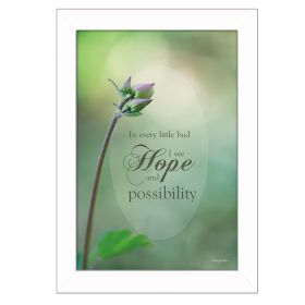 "Hope" By Robin-Lee Vieira; Printed Wall Art; Ready To Hang Framed Poster; White Frame