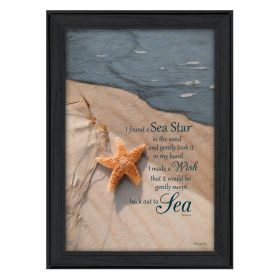 "The Wish" By Robin-Lee Vieira; Printed Wall Art; Ready To Hang Framed Poster; Black Frame