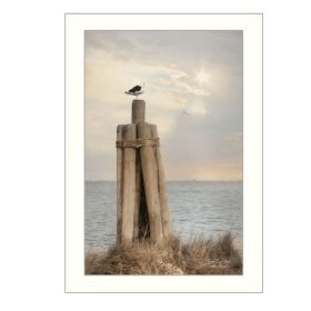 "Birds Eye View" By Lori Deiter; Printed Wall Art; Ready To Hang Framed Poster; White Frame