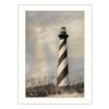 "Cape Hatteras Lighthouse" By Lori Deiter; Printed Wall Art; Ready To Hang Framed Poster; White Frame