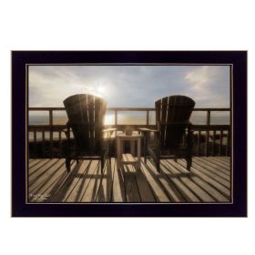 "Front Row Seats" By Lori Deiter; Printed Wall Art; Ready To Hang Framed Poster; Black Frame