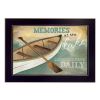 "Memories at the Lake" By Marla Rae; Printed Wall Art; Ready To Hang Framed Poster; Black Frame