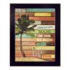 "Beach Memories" By Marla Rae; Printed Wall Art; Ready To Hang Framed Poster; Black Frame