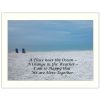 "A Place near the Ocean" By Trendy Decor4U; Printed Wall Art; Ready To Hang Framed Poster; White Frame