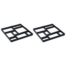 Pavement Molds 2 pcs 19.8"x19.8"x1.7" Plastic