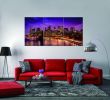 Oppidan Home &quot;New York Skyline&quot; 3 Piece Acrylic Wall Art (36&quot;H x 72&quot;W)