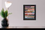 "Pledge of Allegiance" By Marla Rae; Printed Wall Art; Ready To Hang Framed Poster; Black Frame