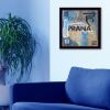 "Yoga Series - Prana" By Debbie DeWitt; Printed Wall Art; Ready To Hang Framed Poster; Black Frame